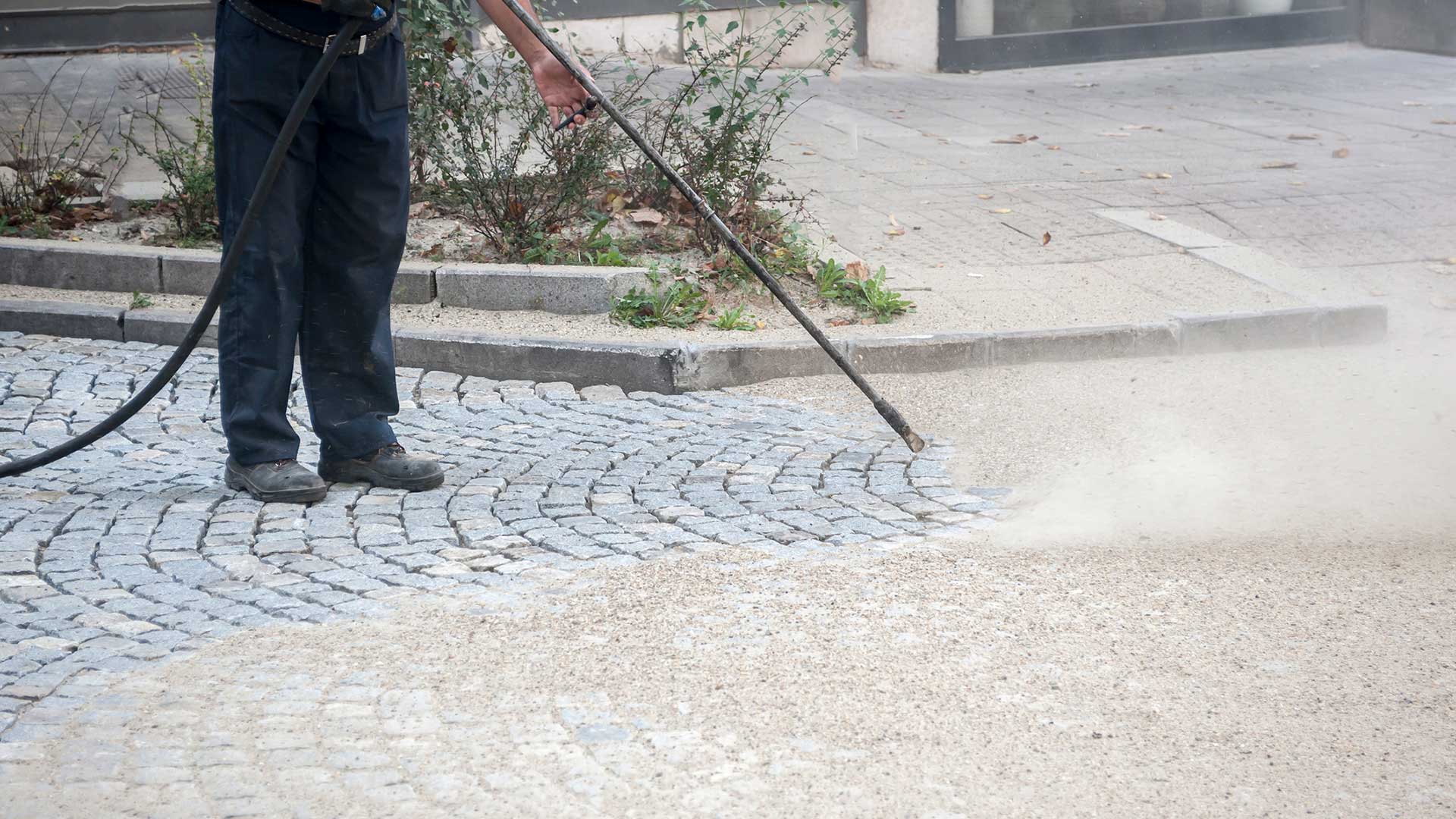 power-washing